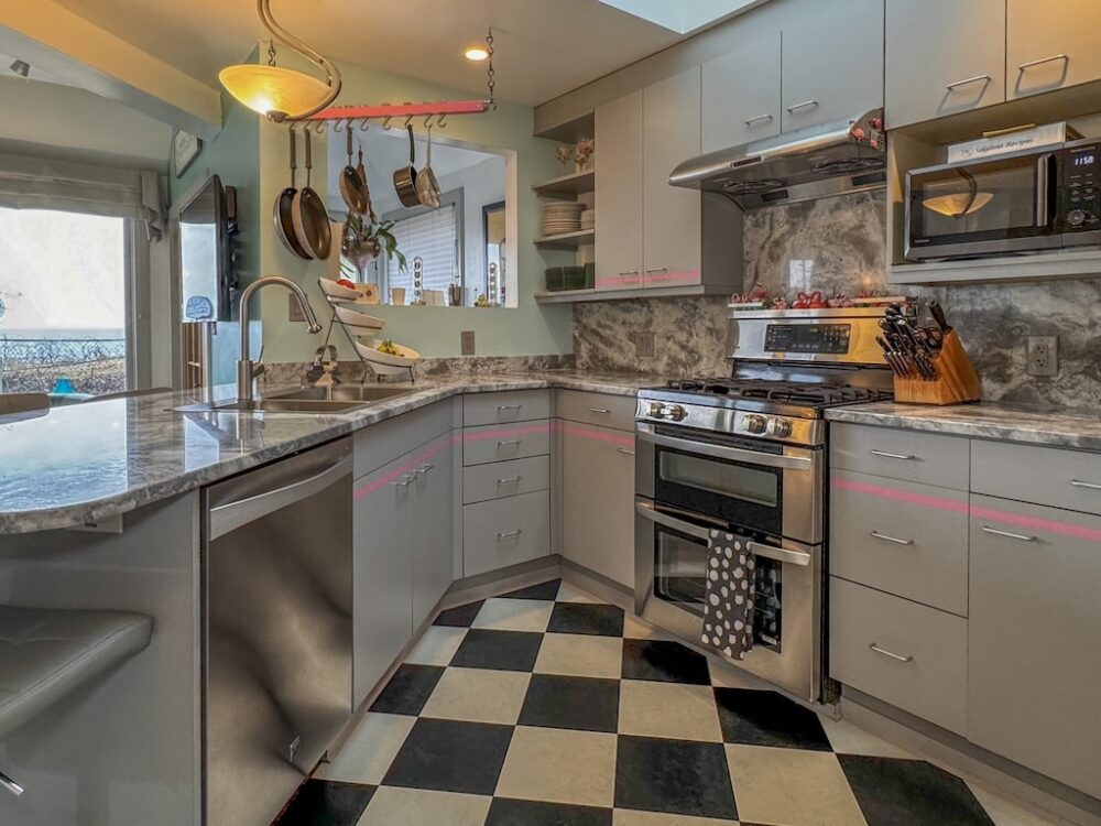 The kitchen at our Bed and Breakfast in Duluth MN.
