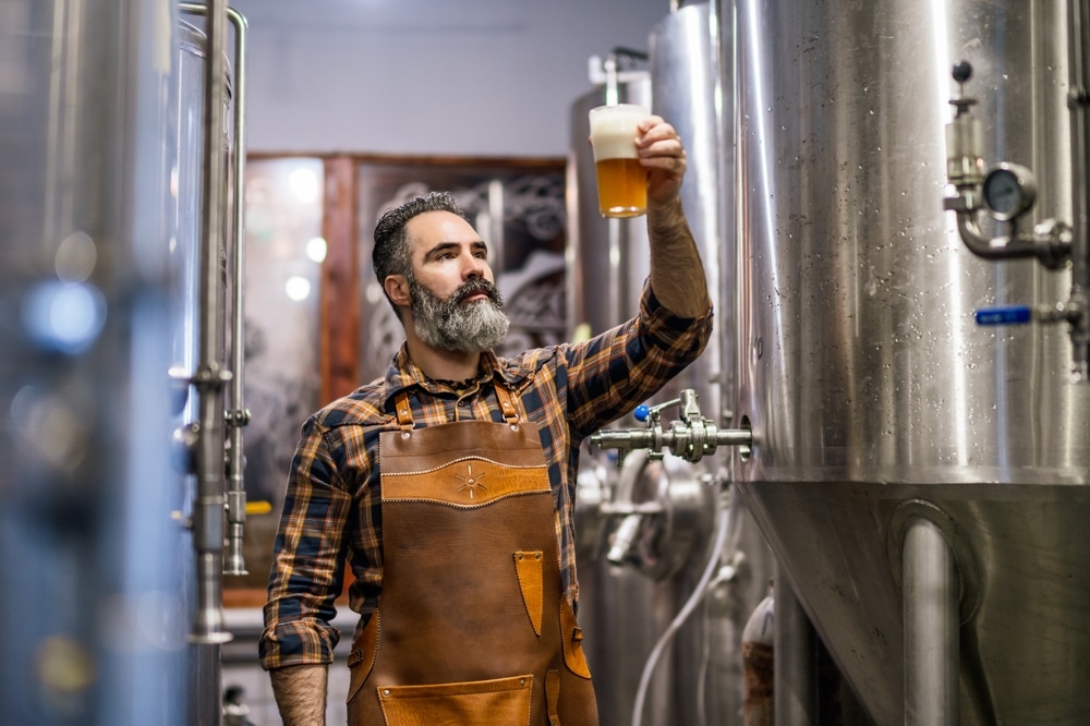 Brew Master checking craft beer at breweries in Duluth MN