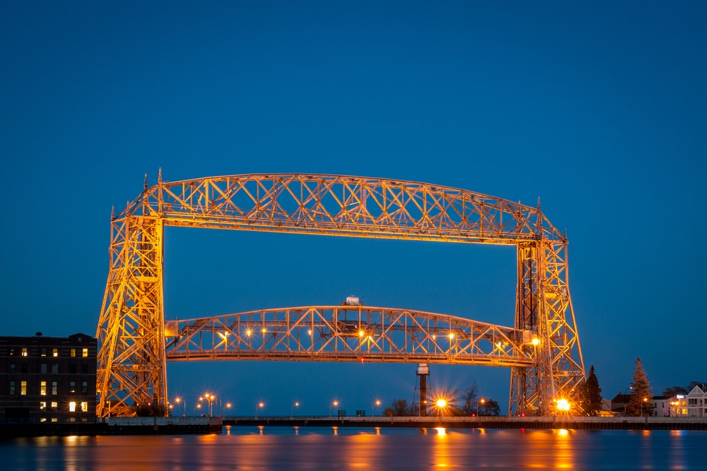 Aerial Lift Bridge near our Dultuh MN Bed and Breakfast is such an iconic landmark
